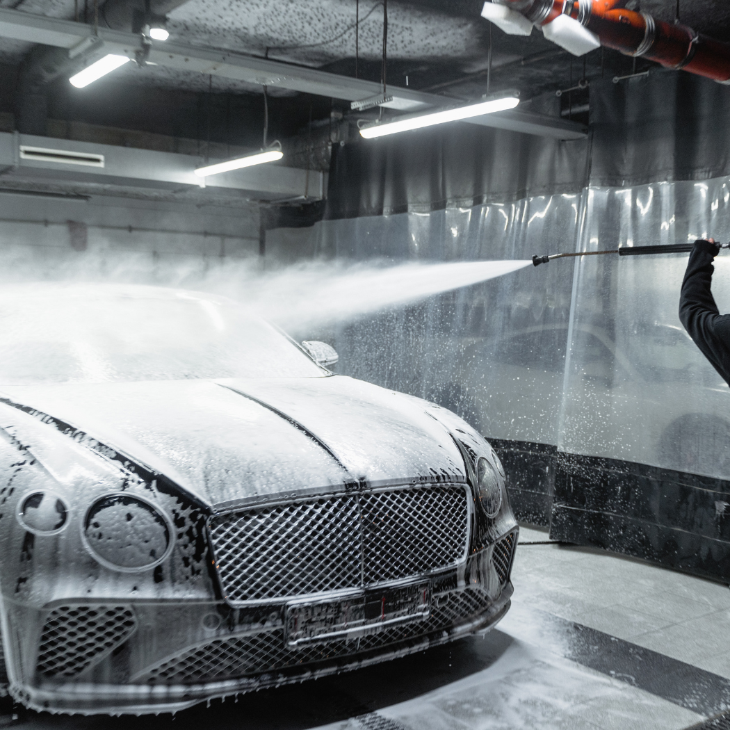 Ceramic spray application